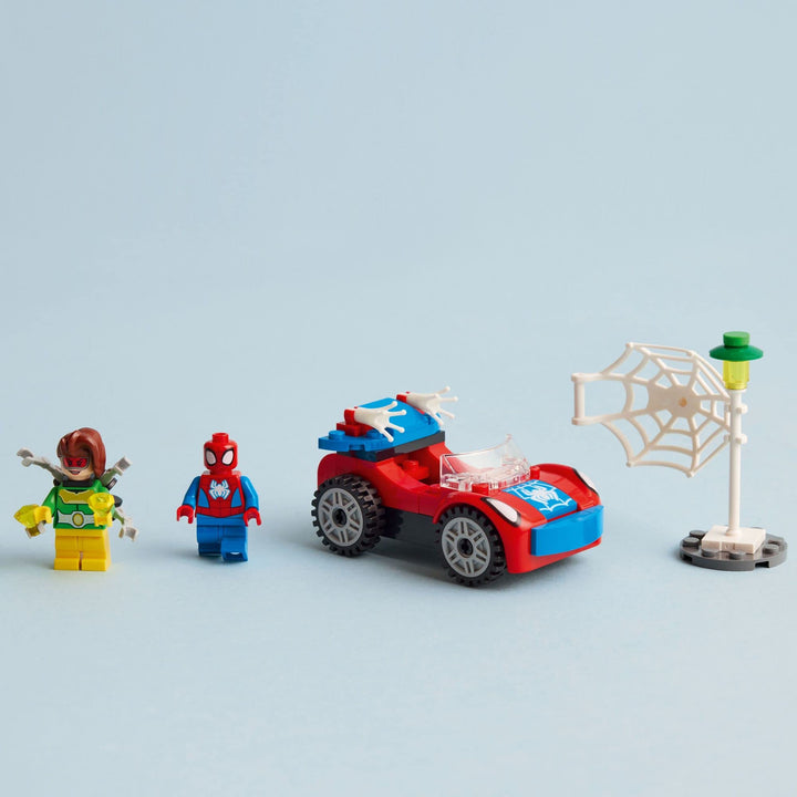 Marvel Spider-Man Car and Doc Ock Juego de Construcción para Niños 4+ Piezas que Brillan - Imagen 4