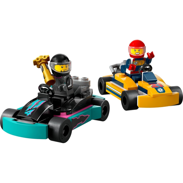 LEGO City 60400 Karts y Pilotos de Carreras Set de Construcción para Niños - Imagen 5