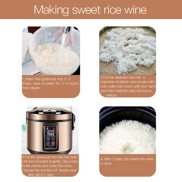 Fermentador De Ajo Negro Multifuncional 6L MLGB Para Hogar - Imagen 6