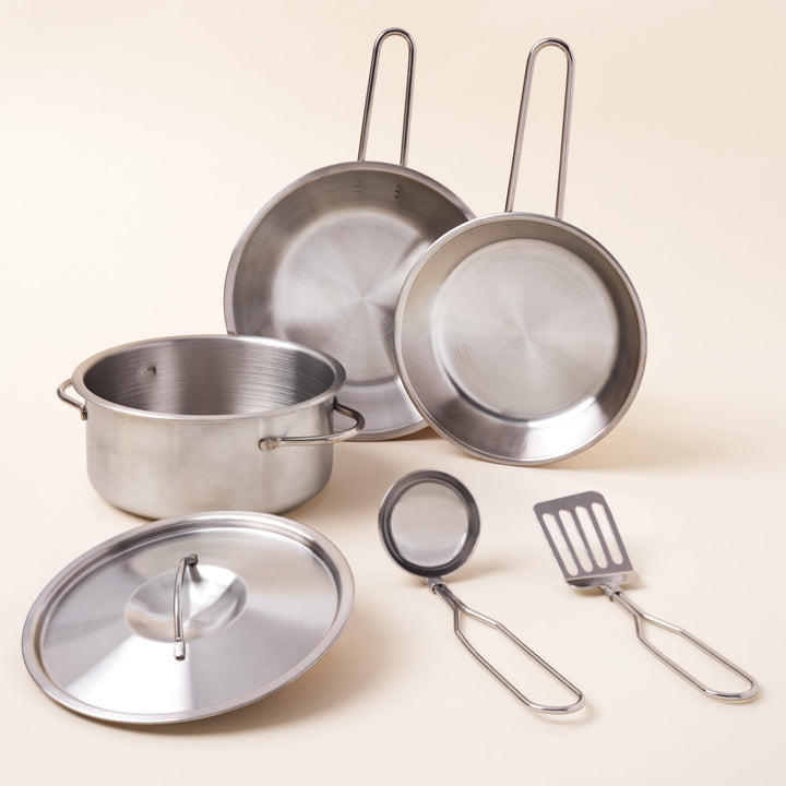 Set Utensilios De Cocina Deluxe KidKraft 11 Piezas Juego Realista - Imagen 4