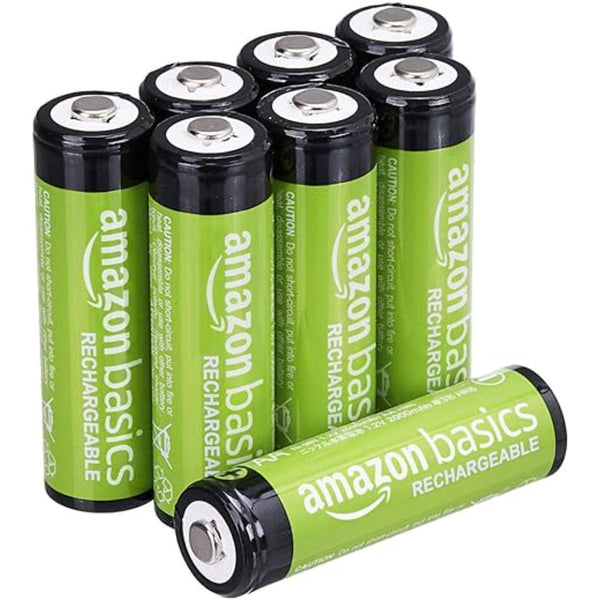 Baterías Recargables AmazonBasics AA Paquete De 8 Durabilidad Y Ecología