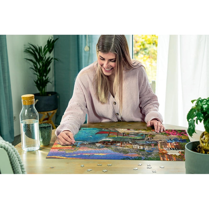 Rompecabezas 1000 Piezas Grandiosa Grecia Calidad Premium Antirreflejos - Imagen 8