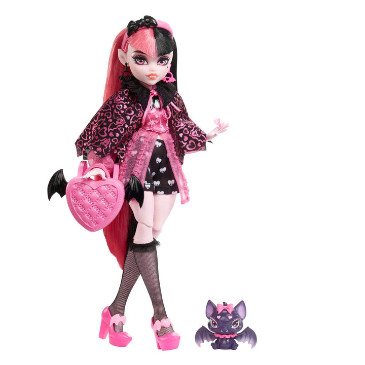 Monster High Draculaura Doll Muñeca De Moda Con Mascota Y Accesorios - Imagen 1
