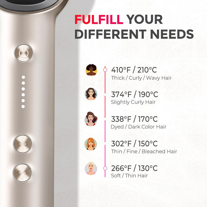 Cepillo Alisador De Pelo Tymo Ring Con Revestimiento Ceramico Y Queratina - Imagen 7