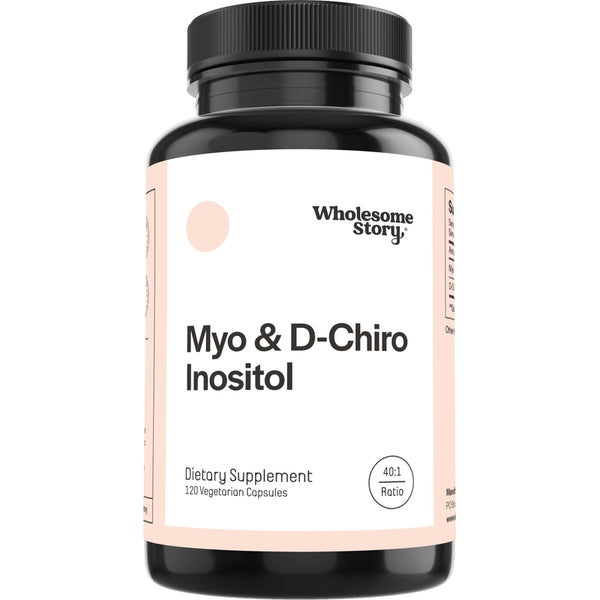 Suplemento de Myo-Inositol y D-Chiro Inositol 2050 mg Wholesome Story Balance Hormonal Natural - Imagen 1