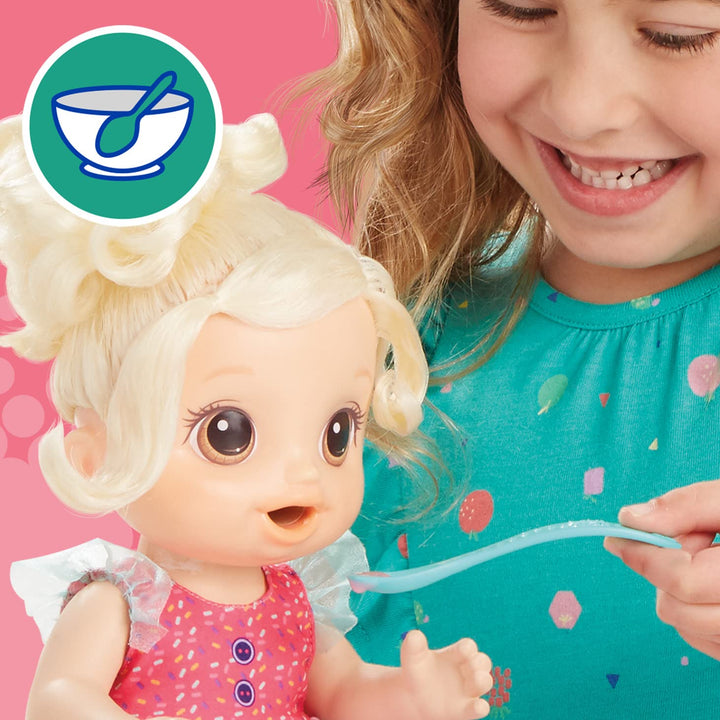 Muñeca Mezcladora Mágica Baby Alive Batido Fresa Con Licuadora Juguete Para Niños 3+ Años - Imagen 4