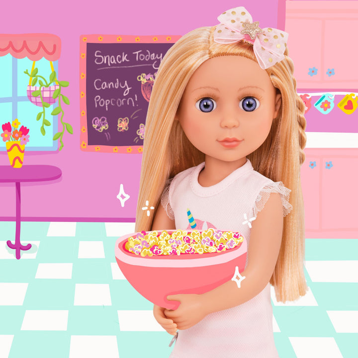 Muñeca Lacy Glitter Girls 35 cm Articulada Túnica Rosa Leggings Rayas y Zapatos de Ballet - Imagen 8