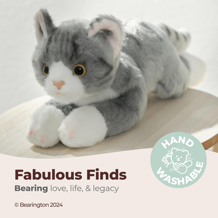 Lil Socks Peluche de Gato Realista 8 Pulgadas Ideal para Niños y Coleccionistas - Imagen 3