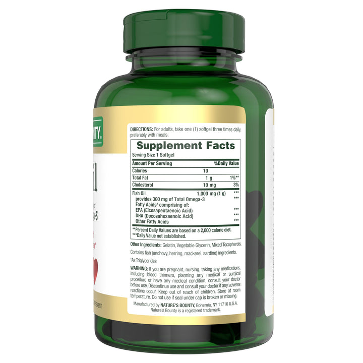 Aceite De Pescado 1000mg Cápsulas Salud Cardiovascular - Imagen 2