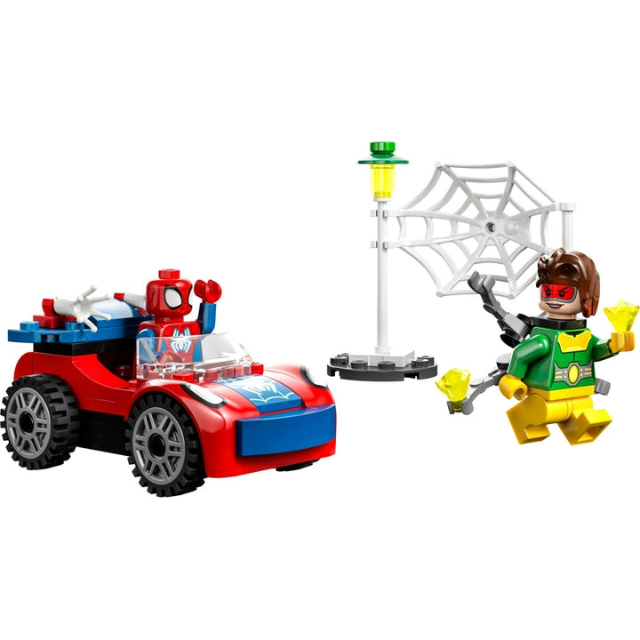 Marvel Spider-Man Car and Doc Ock Juego de Construcción para Niños 4+ Piezas que Brillan - Imagen 5