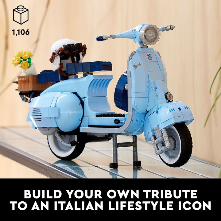 Lego Icons Vespa 125 Scooter Italiano Vintage Kit de Construcción para Adultos con Dirección Funcional - Imagen 2