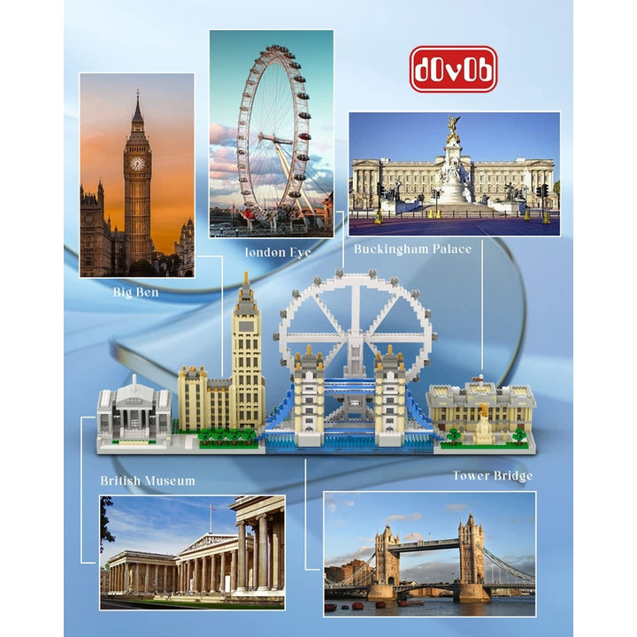 Juego De Microbloques Londres Skyline 3076 Piezas Para Niños Y Adultos - Imagen 6