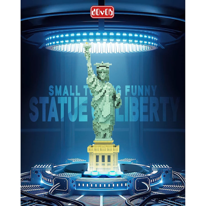 Dovob Estatua De La Libertad Micro Mini Bloques Conjunto De Construcción Divertido y Educativo - Imagen 2