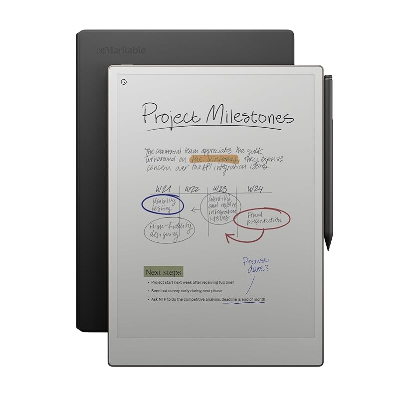 Tableta reMarkable Paper Pro Bundle Premium Leather Pantalla 11.8 Pulg ...
