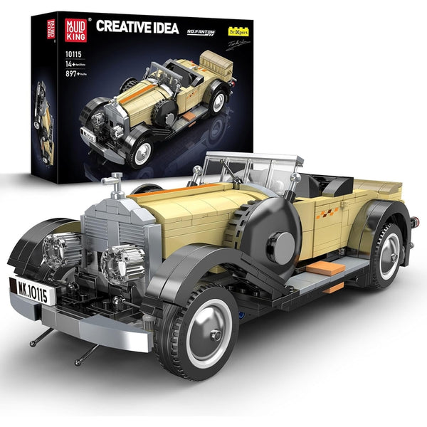 Kit De Construcción Mould King Autos Clásicos 10115 Modelo Vintage Para Niños Y Adultos - Imagen 1