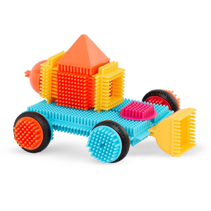 Juguete Bloques de Construcción 80 Piezas Bristle Blocks para Niños Desarrollo Creativo - Imagen 7