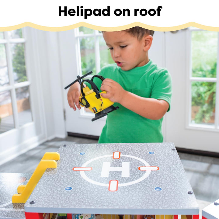 Set De Juego Héroes Cotidianos De Kidkraft En Madera 3 Niveles 12 Habitaciones - Imagen 6