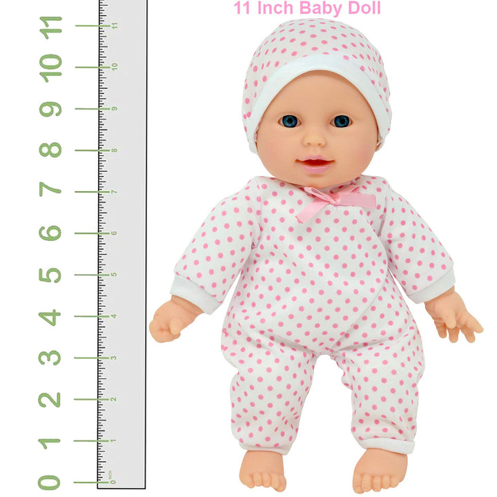 Muñeca Suave 28 cm Chupete en Caja Regalo para Bebé Ideal para Niños - Imagen 2