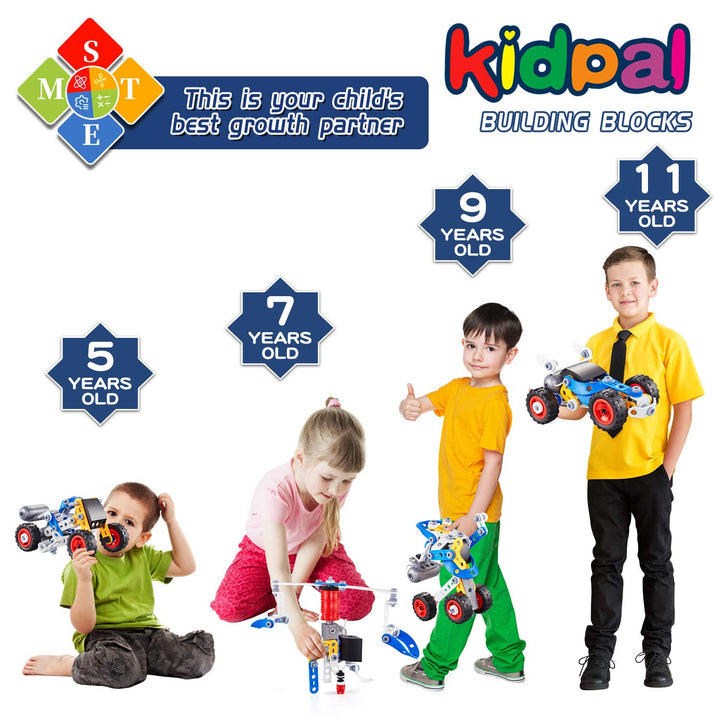 Juego De Construcción STEM 5 En 1 Para Niños De 6 A 12 Años Estimula Creatividad y Aprendizaje - Imagen 8