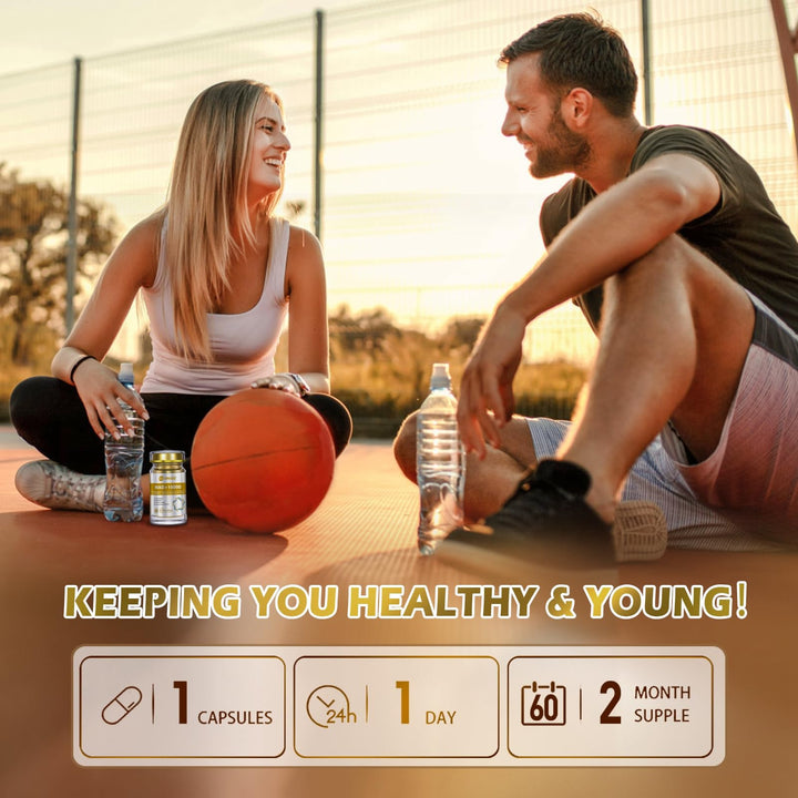 Nad 300 Mg Trans Resveratrol 200 Mg Energia Celular Longev - Imagen 6