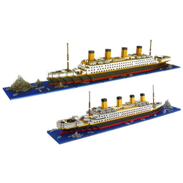 Set de Construcción Titanic 1872 Piezas 2 Figuras Juguete Ideal para Adultos y Niños - Imagen 1