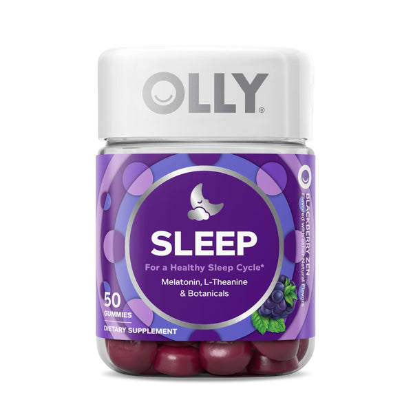 OLLY Sleep Gummy Melatonina 3mg L-Theanine Chamomile Ayuda a Dormir Naturalmente - Imagen 1