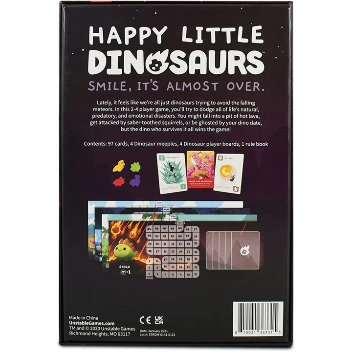 Juego De Mesa Happy Little Dinosaurs Para Toda La Familia De 2 A 4 Jugadores - Imagen 3