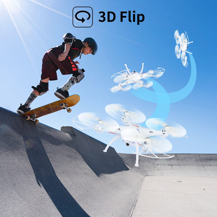 Drone Syma X5sw Cámara Hd White Con Una Batería Y 2.4ghz - Imagen 5