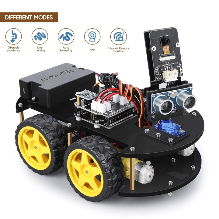 Proyecto Elegoo Uno Robot Inteligente Kit De Coche Educativo - Imagen 6