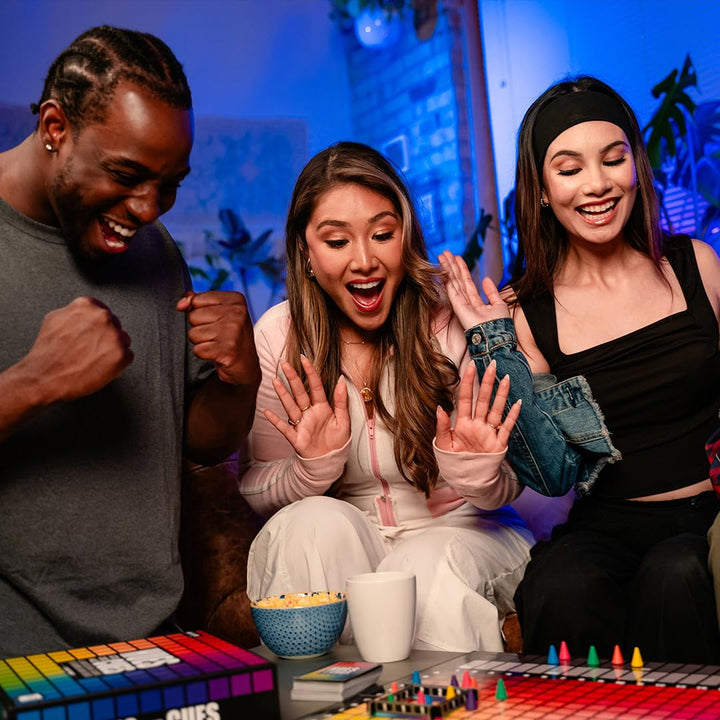 Hues And Cues Juego De Mesa Familiar Para Adivinar Colores Con 480 Tonos Vibrantes - Imagen 9