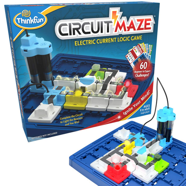 Juego de Lógica ThinkFun Circuit Maze STEM Para Niños Mayores De 8 Años - Imagen 1
