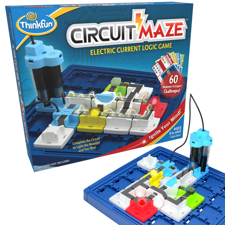 Juego de Lógica ThinkFun Circuit Maze STEM Para Niños Mayores De 8 Años - Imagen 1