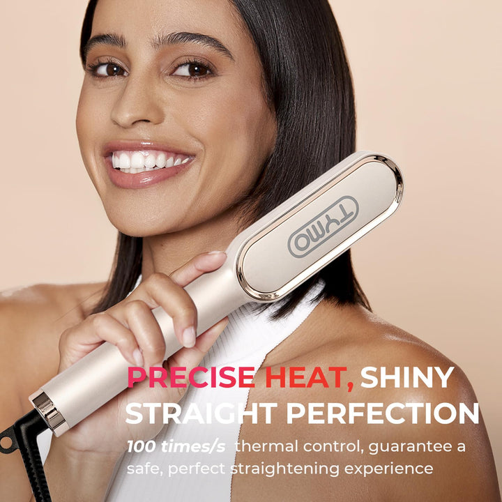 Cepillo Alisador De Pelo Tymo Ring Con Revestimiento Ceramico Y Queratina - Imagen 5