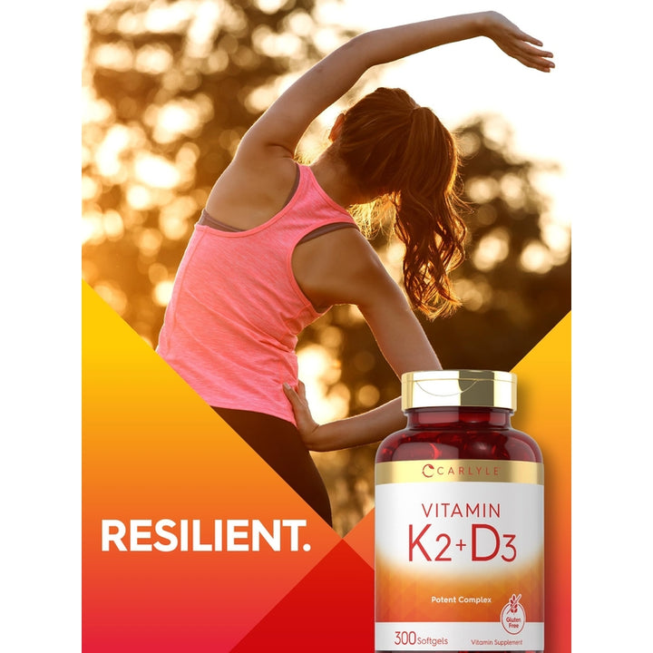 Suplemento De Vitamina K2 Mk7 Y D3 300 Cápsulas Salud Óptima - Imagen 7