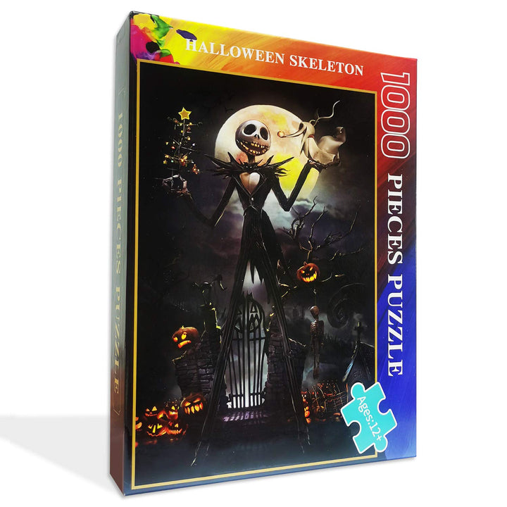 Rompecabezas De Madera 1000 Piezas Halloween Decoración Familiar - Imagen 2