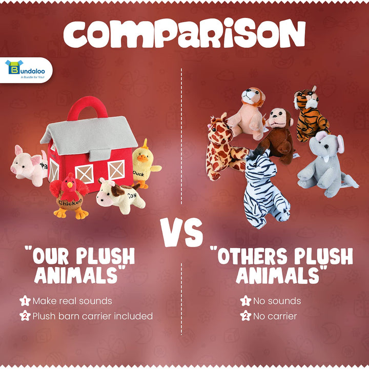 Juguetes De Peluche De Animales De Granja Con Sonidos 30 Cm – Ideal Para Niños Pequeños - Imagen 7