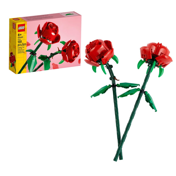Kit De Construcción De Rosas Para Decoración Flores Rojas De 10 Pulgadas Regalo Único - Imagen 1