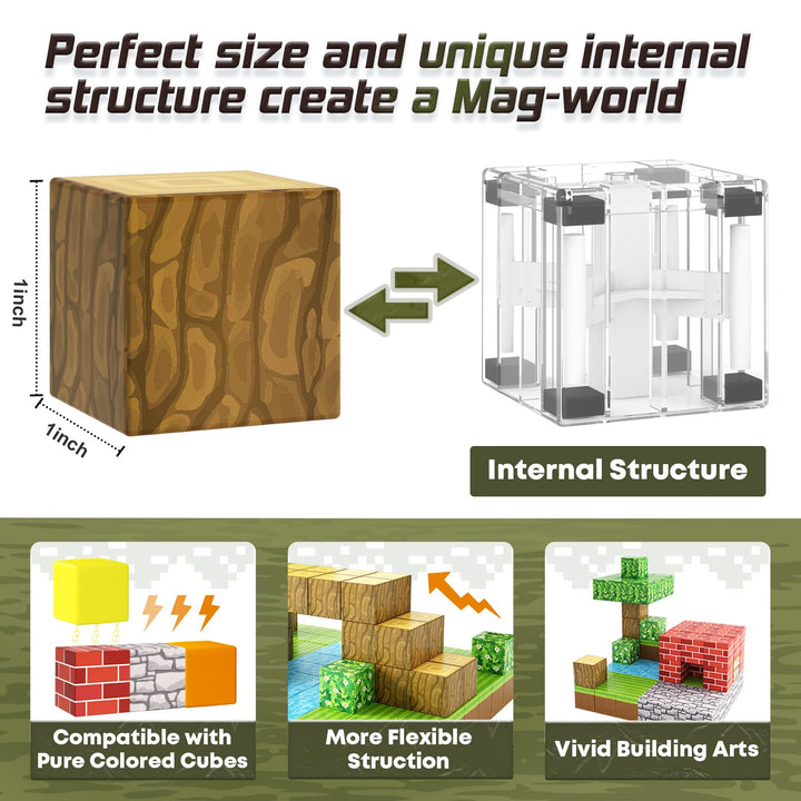 Bloques Magnéticos Toylogy Juguetes Sensoriales para Niños de 3 a 8 Años - Imagen 2