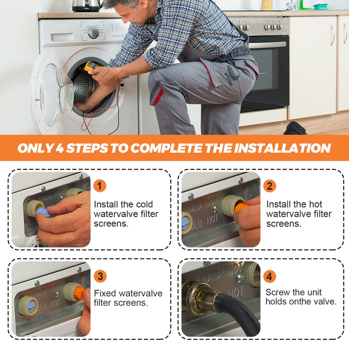 Filtro De Válvula De Entrada De Agua Para Lavadora Modelo Agm73269501 - Imagen 6