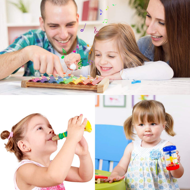 Instrumentos Musicales Educativos Para Niños TAIMASI 33 Piezas Juego Completo - Imagen 6