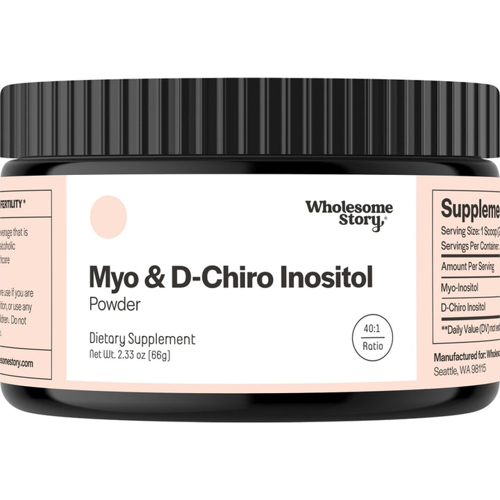 Polvo De Myo-Inositol E Inositol D-Chiro Wholesome Story Apoyo Hormonal Saludable - Imagen 1