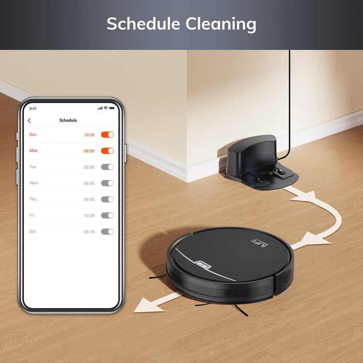 Robot Aspirador Ilife V9 Pro Autovaciante Con Control App Y Alexa - Imagen 7