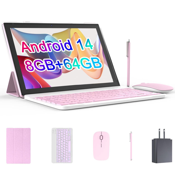 Tablet 10 Pulgadas 2 En 1 Con Teclado Y Mouse Perfecta Para Trabajo Y Entretenimiento - Imagen 1