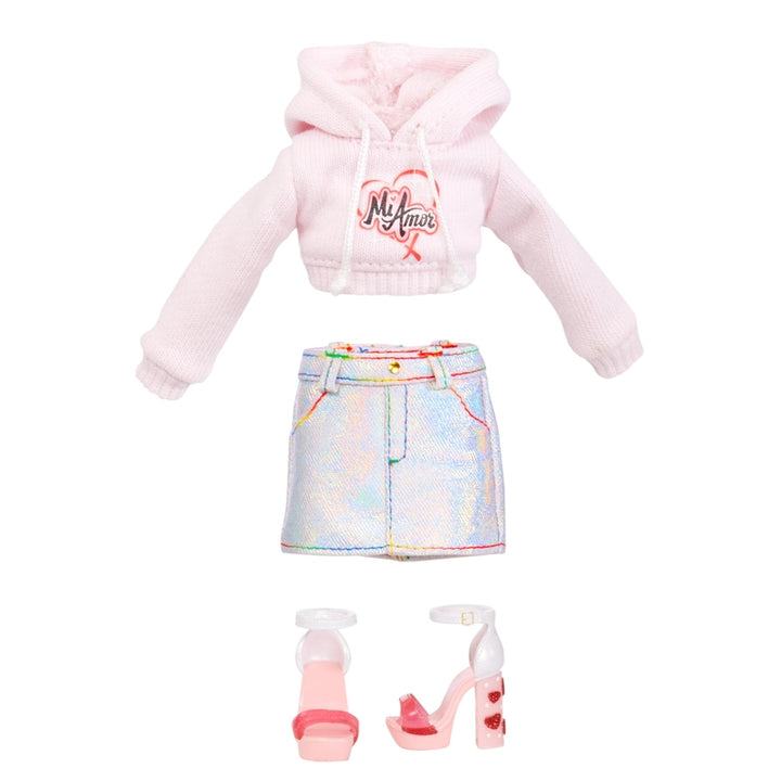 Muñeca Rainbow High Kia Hart 22.86 cm Posable Con Mochila y Accesorios Rosa - Imagen 4