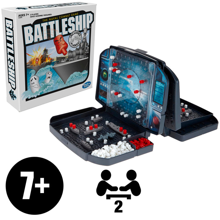 Juego De Mesa Battleship Con Aviones Y Barcos Edición Exclusiva De Estrategia - Imagen 9