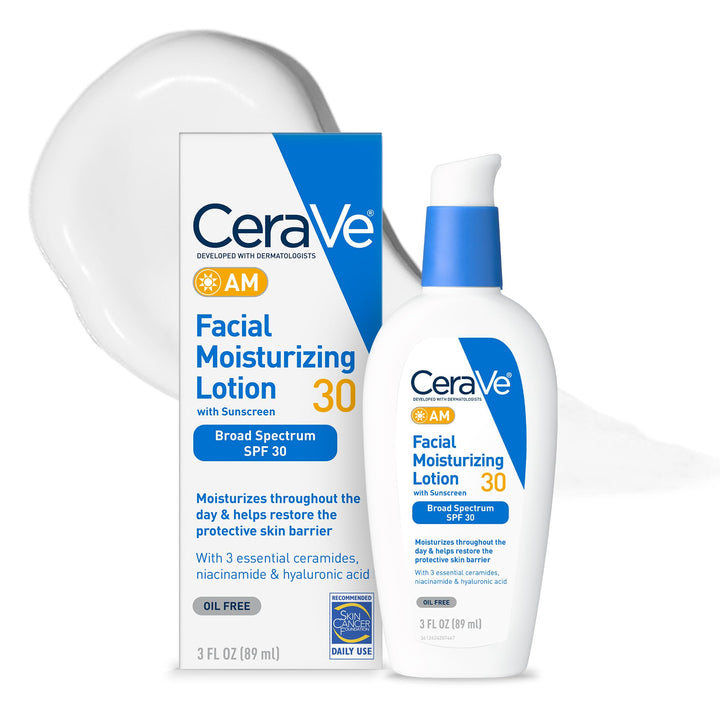 CeraVe AM Facial Moisturizing Lotion SPF 30 Hidratante Con Niacinamida Y Ceramidas - Imagen 1