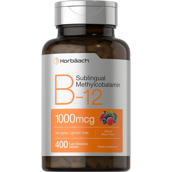 Vitamina B12 1000 Mcg Sublingual Metilcobalamina 400 Tab