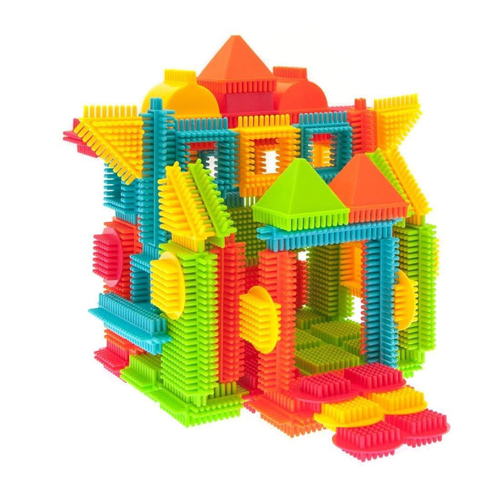 PicassoTiles PTB120 Set 120 Piezas Bloques Dentados 3D Educativo Creativo - Imagen 4