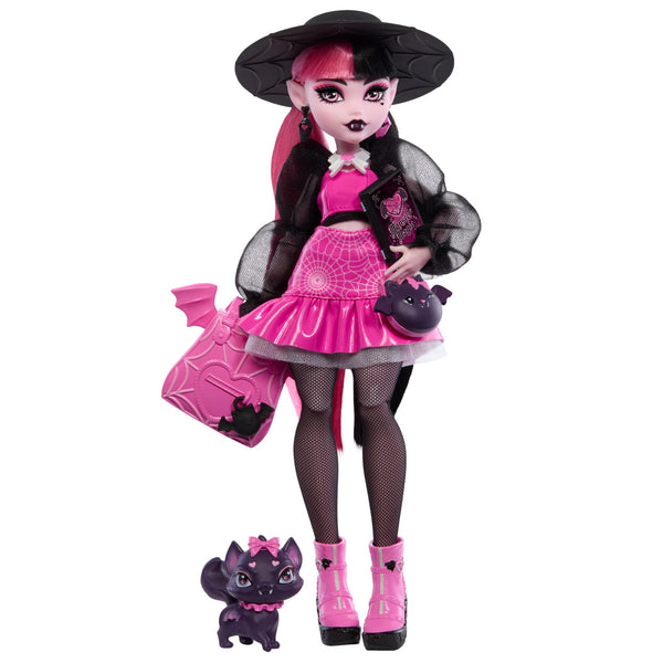 Muñeca Draculaura Monster High Con Accesorios Y Mascota Count Fabulous - Imagen 1