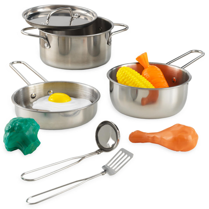 Set Utensilios De Cocina Deluxe KidKraft 11 Piezas Juego Realista - Imagen 1